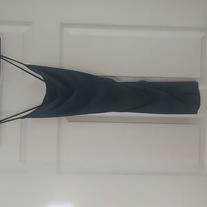 New w/o tag, Spaghetti Cross-back Peacock Blue, Windor Mini-dress, Size Small